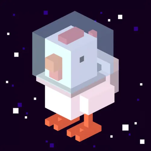 Space Crossy Road game icon